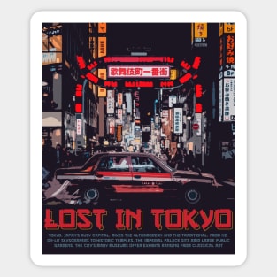 Lost In Tokyo Sticker